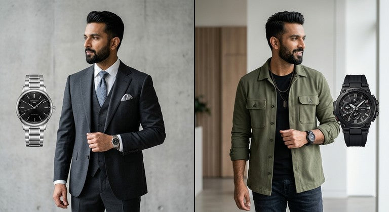 Best Wristwatch Styles for Formal vs Casual Wear for Men | Jainx Store