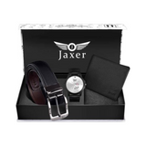Jaxer Belt, Wallet & Watch Combo (Black) - JXBWC3001