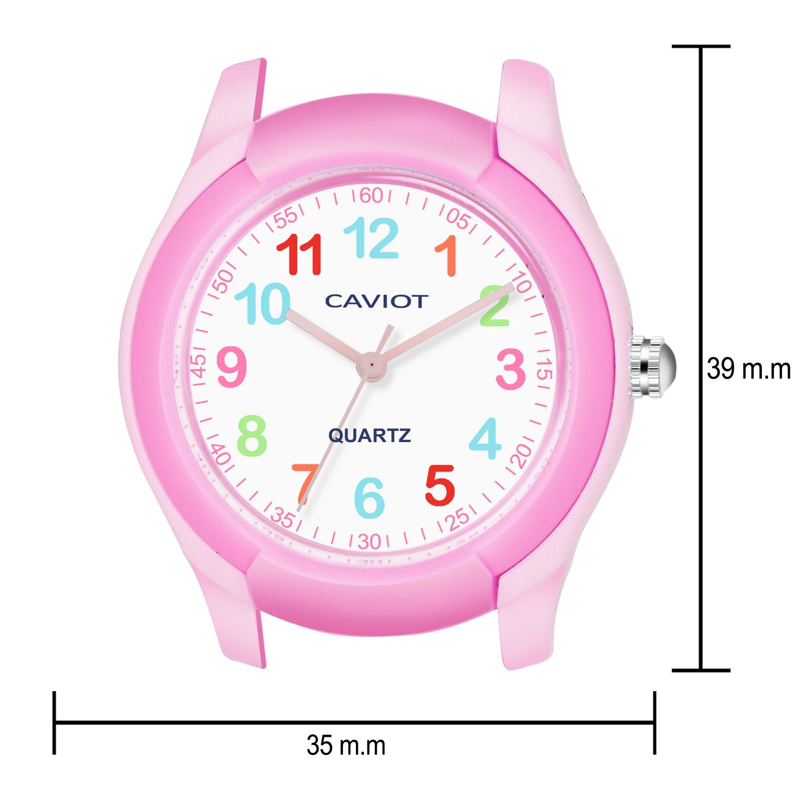CAVIOT Kids Series Pink Analogue Wrist Watch for Boys and Girls