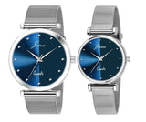 Blue dial couple watches