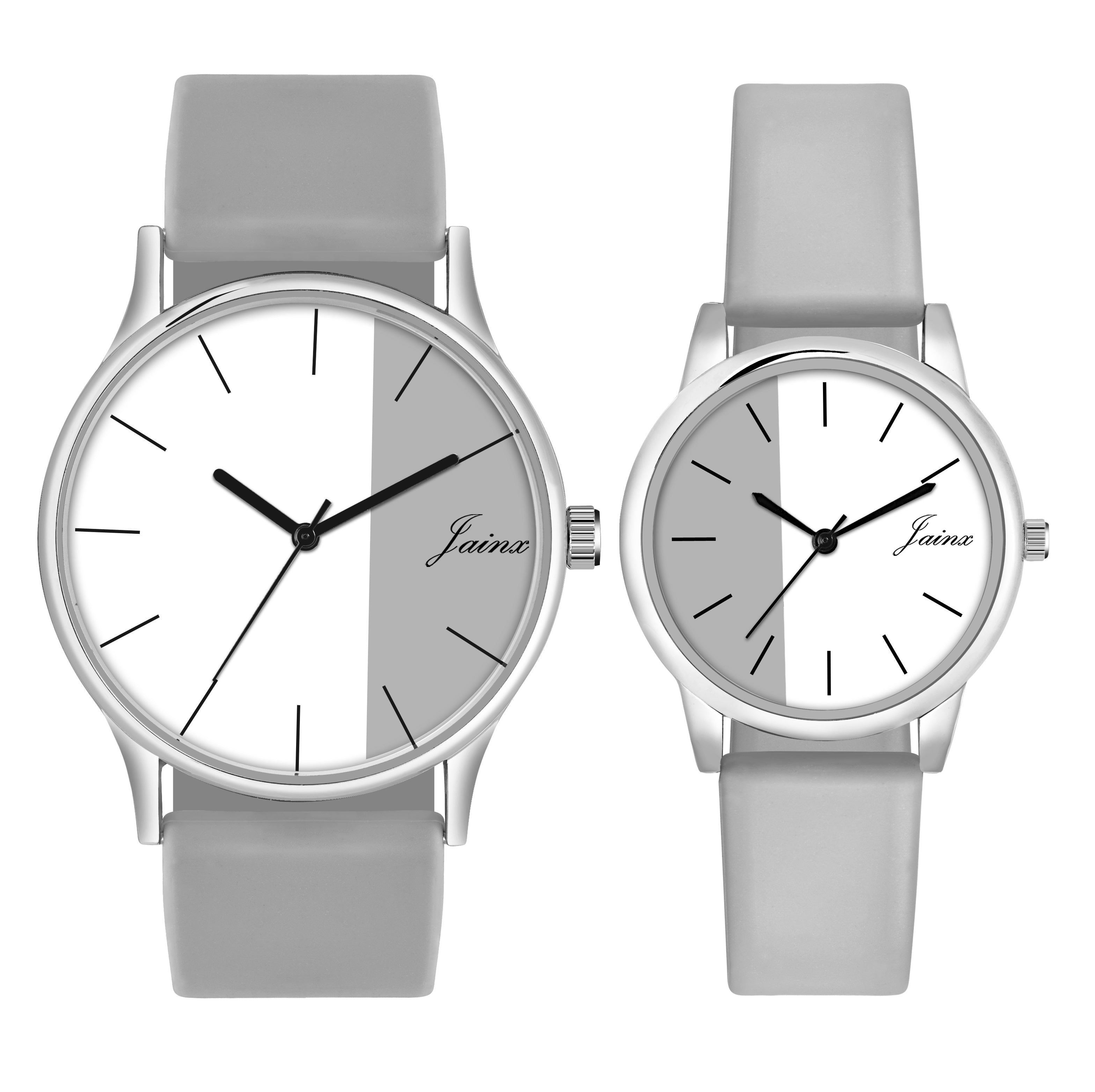Jainx Multicolor Silicone Band Men and Women Analog Watch - for Couple JC9406