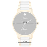 Jainx Black Dial Golden Premium Analog Watch - For Men JM1102