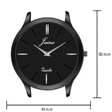 Jainx Premium Slim Black Dial And Mesh Chain Analogue Watch For Men - JM1180