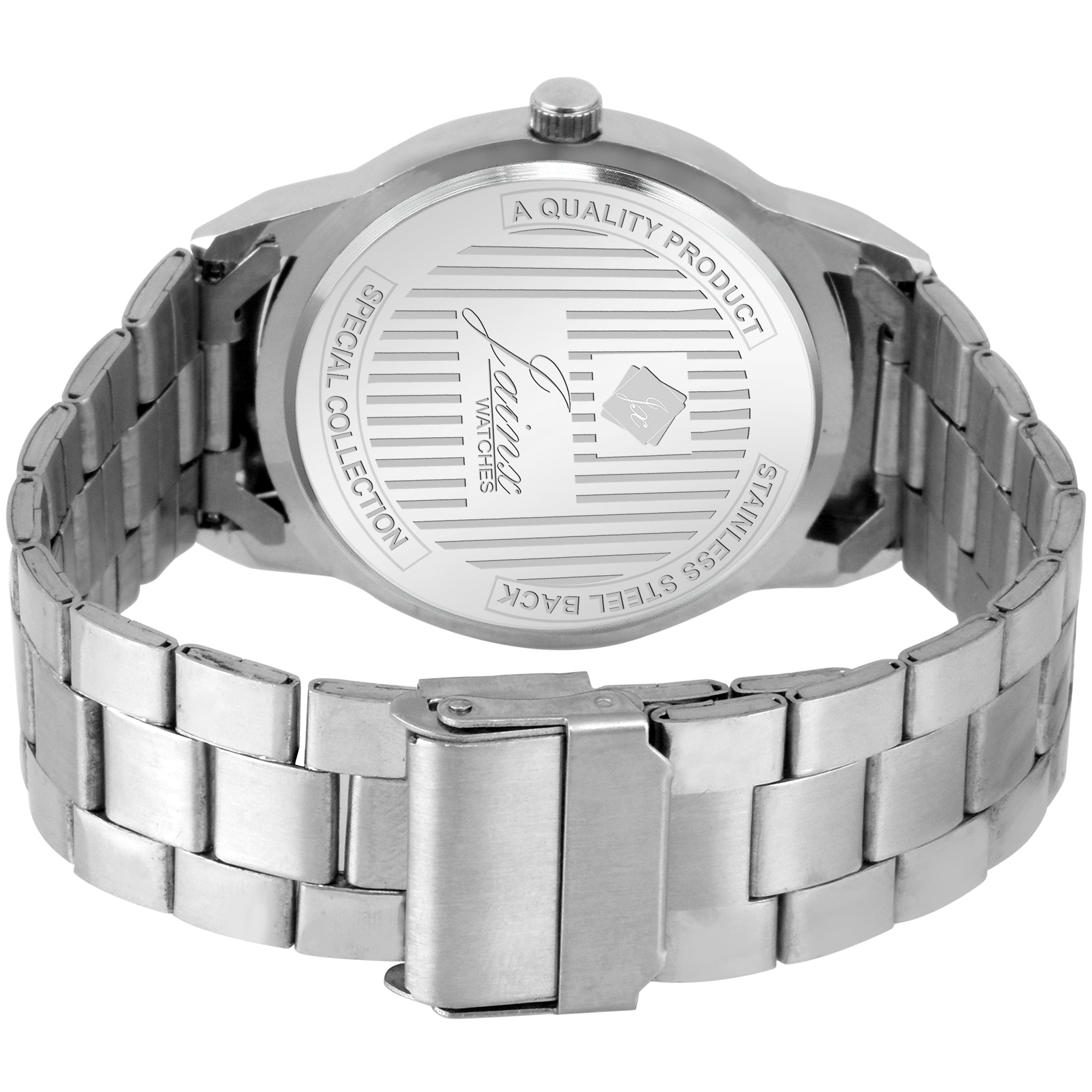 Jainx Black Dial Steel Chain Analog Watch - For Men JM337