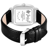 Jainx Black Dial Black Leather Strap Watch For Men - JM7160