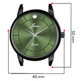 Jainx Green Silicone Band Analog Watch - For Men JM7163