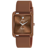 Jainx Square Shape Silicone Strap Analog Wrist Watch for Men - JM7169 - Jainx Store