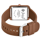 Jainx Square Shape Silicone Strap Analog Wrist Watch For Men - JM7169