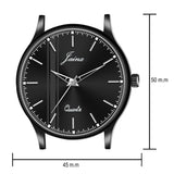 Jainx Black Silicone Band Analog Watch - For Men JM7172