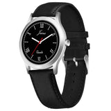 Jainx Black Leather Band Analog Wrist Watch for Men - JM7180 - Jainx Store