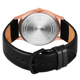 Jainx Black Leather Band Analog Wrist Watch for Men - JM7182 - Jainx Store