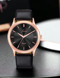 Jainx Black Leather Band Analog Wrist Watch for Men - JM7182 - Jainx Store
