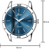 Jainx Blue Dial Steel Chain Analog Wrist Watch For Men - JM7189