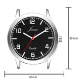 Jainx Black Leather Band Analog Wrist Watch For Men - JM7193