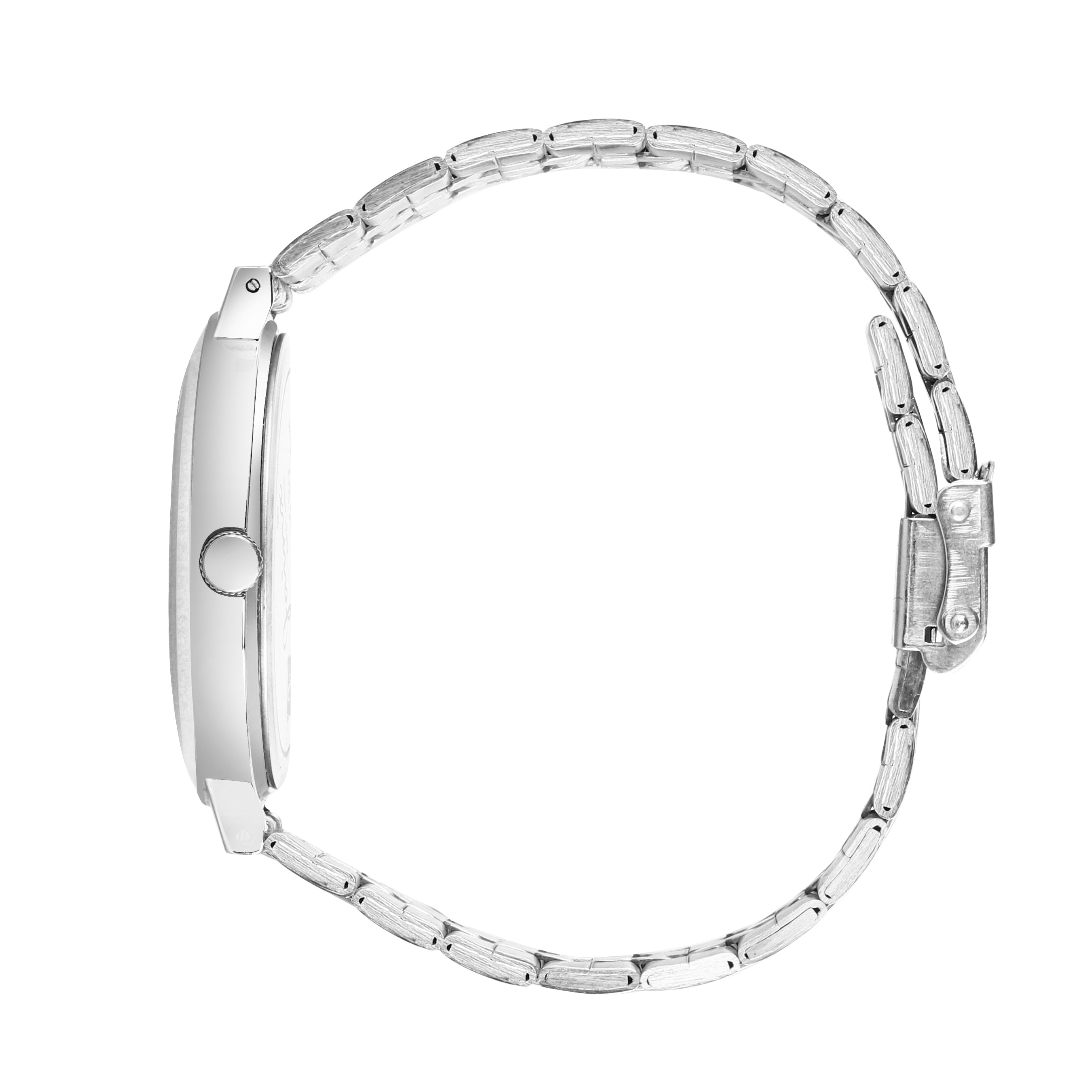 Jainx Green Dial Steel Chain Analog Wrist Watch For Men - JM7194