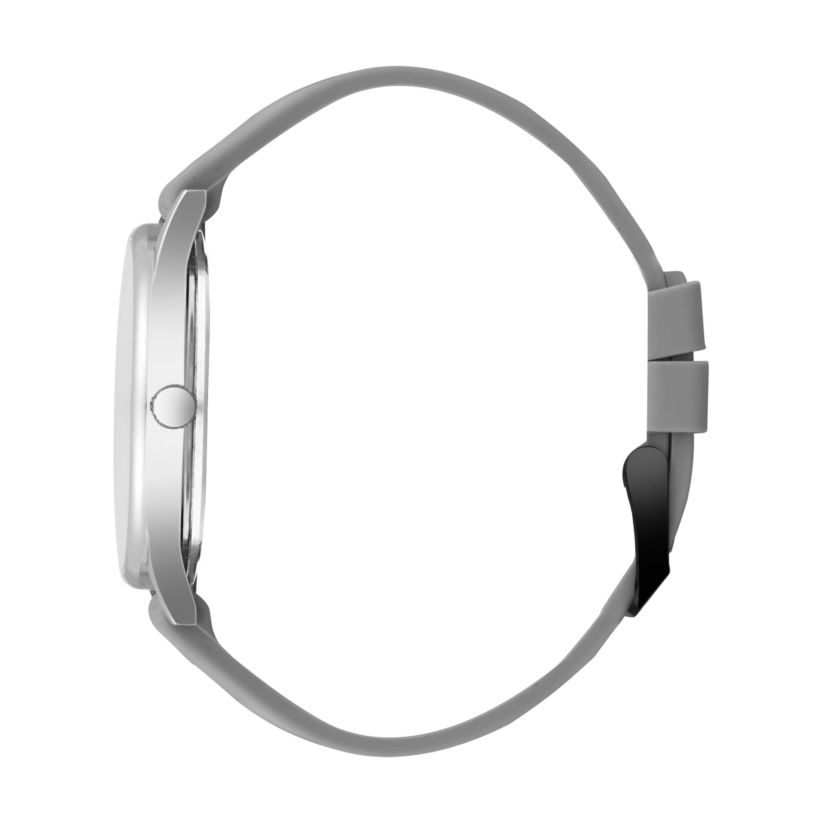 Jainx Multicolor Grey Silicone Band Analog Watch - For Men JM7200