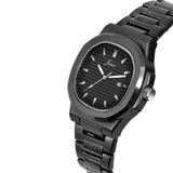 Jainx Black Steel Chain Analog Wrist Watch For Mens - JM7208