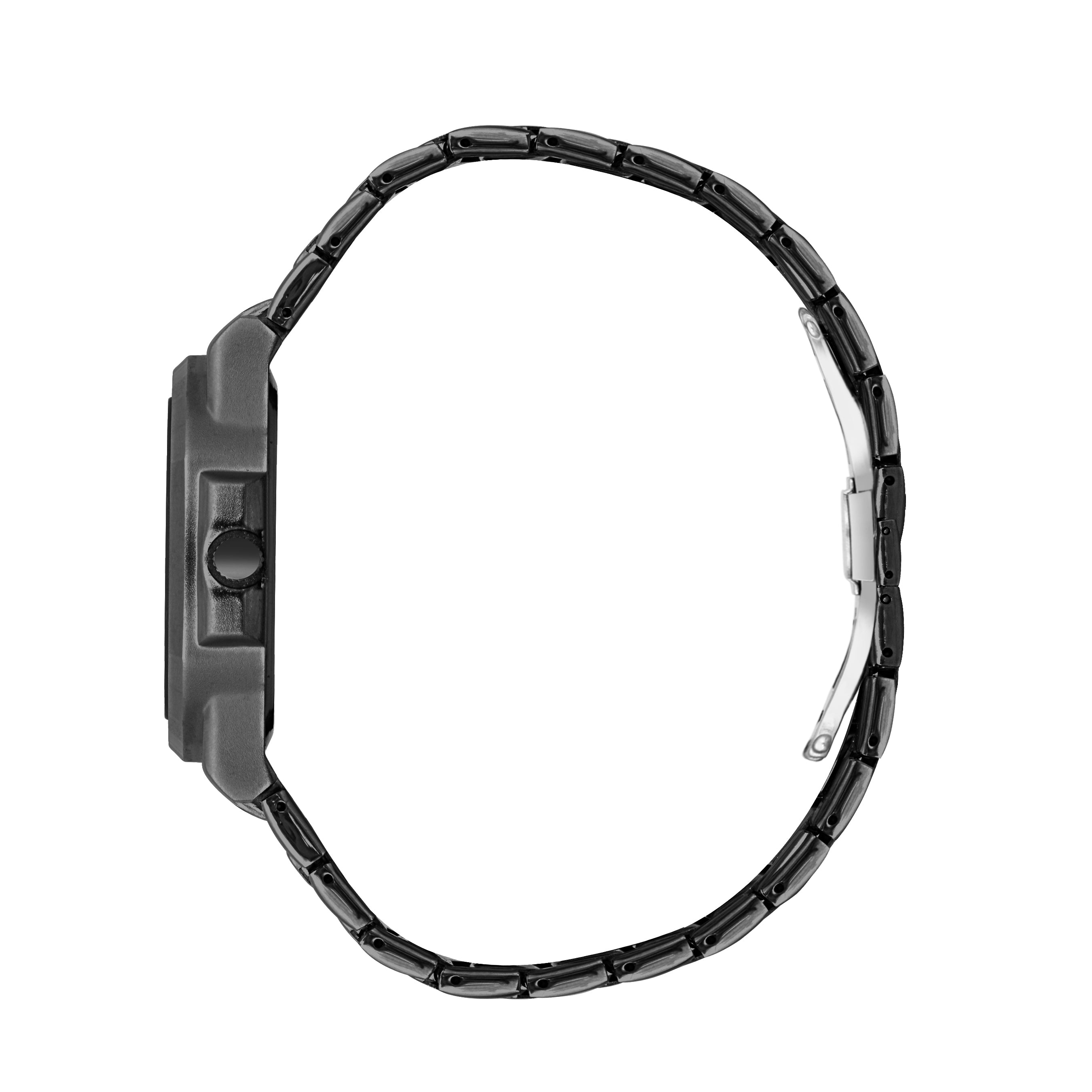 Jainx Black Steel Chain Analog Wrist Watch For Mens - JM7208