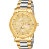 Jainx Premium Day & Date Feature Golden Dial Analogue Watch For Men - JM1175 - Jainx Store