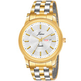 Jainx Premium Day & Date Feature White Dial Analogue Watch For Men - JM1176 - Jainx Store