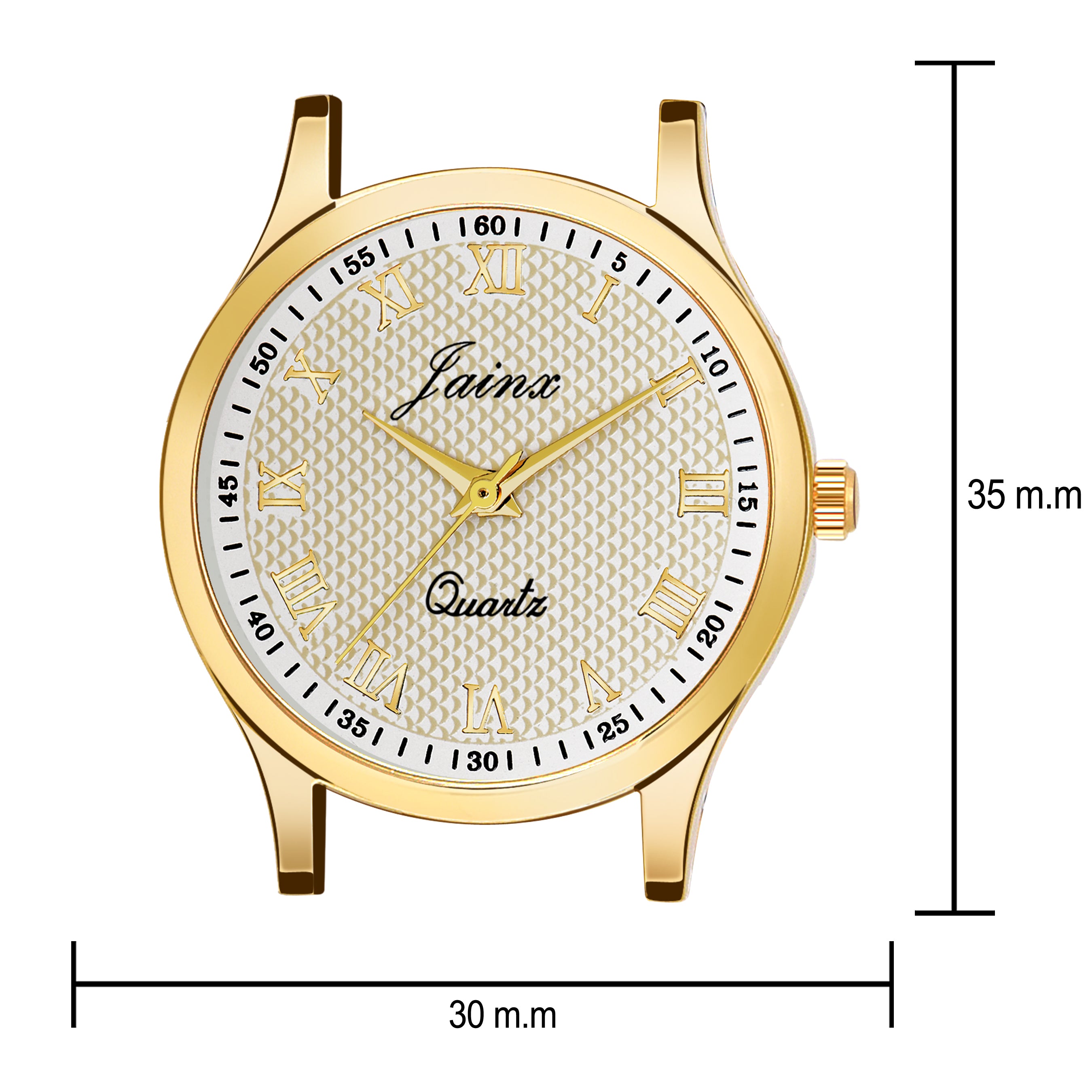 Jainx Premium Golden Chain Analog Watch - For Women JW1209