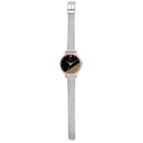 Jainx Black Dial Steel Mesh Chain Analog Watch - For Women JW8511