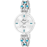 Jainx Silver Bracelet Analog Wrist Watch for Women - JW8544