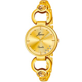 Jainx Golden Analog Wrist Watch for Women - JW8545