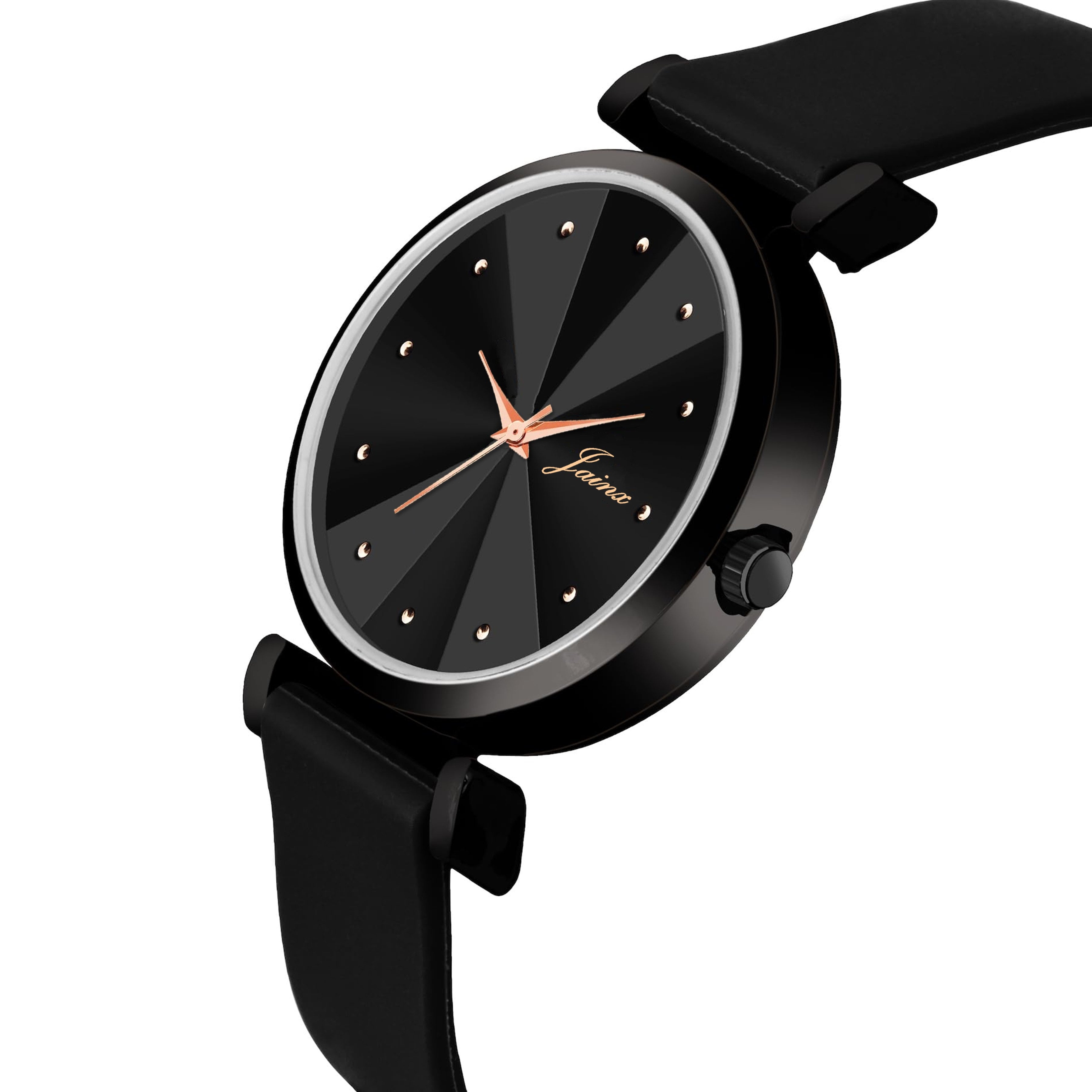 Jainx Black Silicone Band Analog Wrist Watch For Women - JW8552