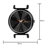 Jainx Black Silicone Band Analog Wrist Watch For Women - JW8552
