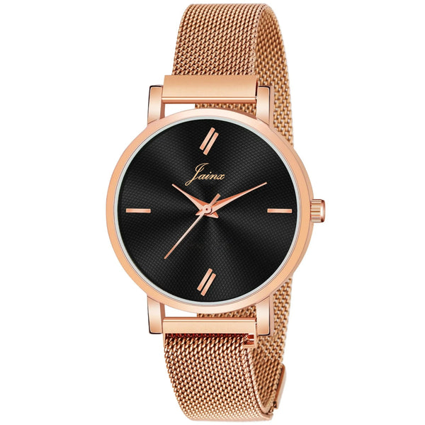 Wrist Watches Black Face Rose Gold Watch Iconic Link Watch In Rose Gold With Black Dial 36mm DW