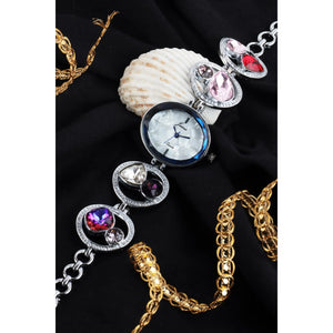 Jainx Mother Of Pearl Dial Bracelet Chain Analog Watch For Women