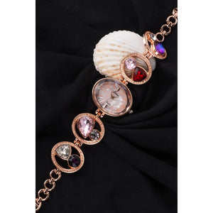 Jainx Mother Of Pearl Dial Bracelet Chain Analog Watch For Women