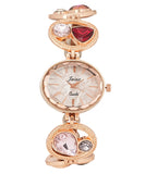 Jainx Mother Of Pearl Dial Bracelet Chain Analog Watch For Women - JW8564