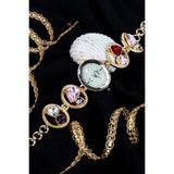 Jainx Mother Of Pearl Dial Bracelet Chain Analog Watch For Women - JW8565