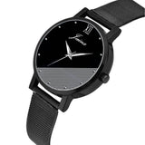 Jainx Black Mesh Chain Analog Wrist Watch For Women - JW8569