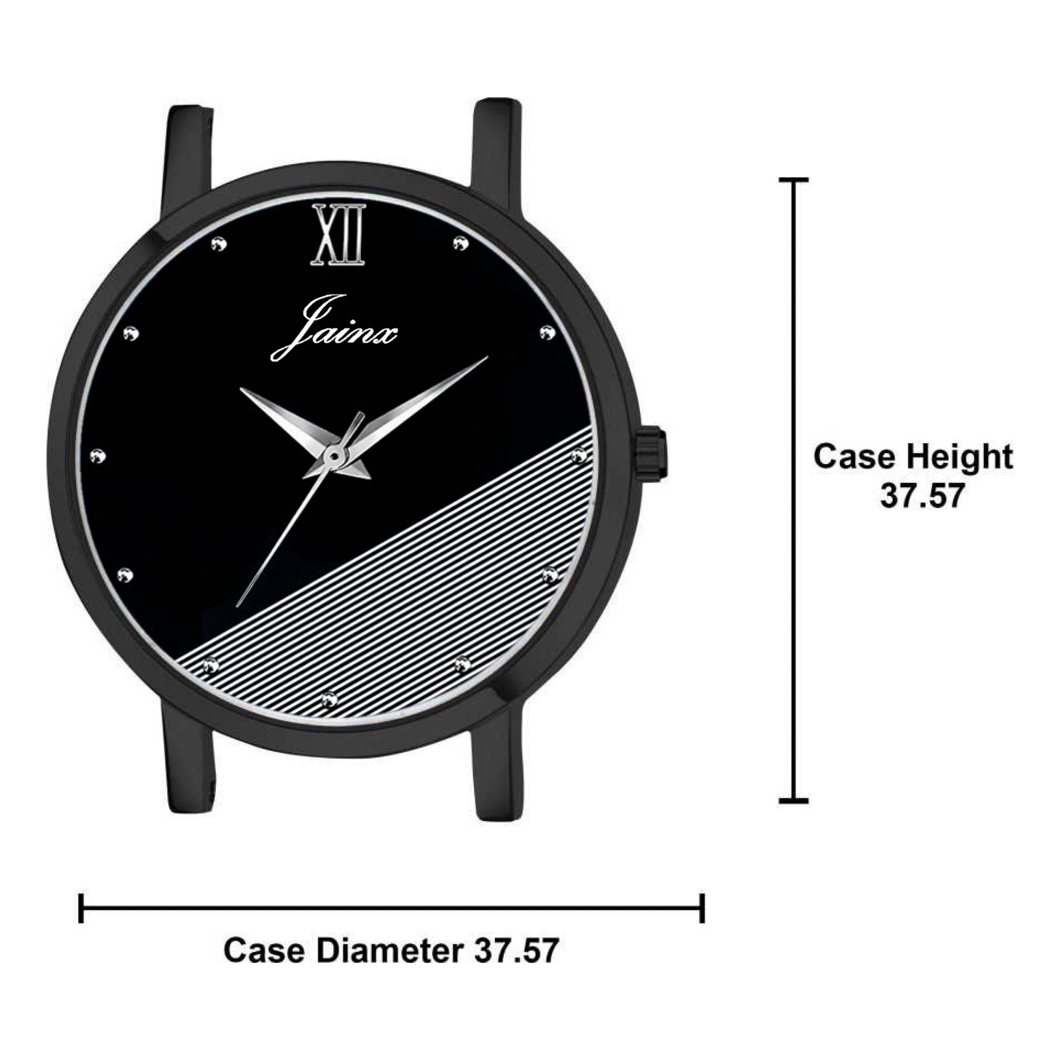 Jainx Black Mesh Chain Analog Wrist Watch For Women - JW8569