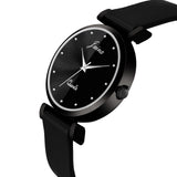 Jainx Dual Tone Dial Black Silicone Strap Analog Wrist Watch For Women - JW8570