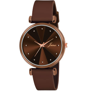 Jainx Green Silicone Band Analog Wrist Watch For Women - JW8576 - Jainx Store