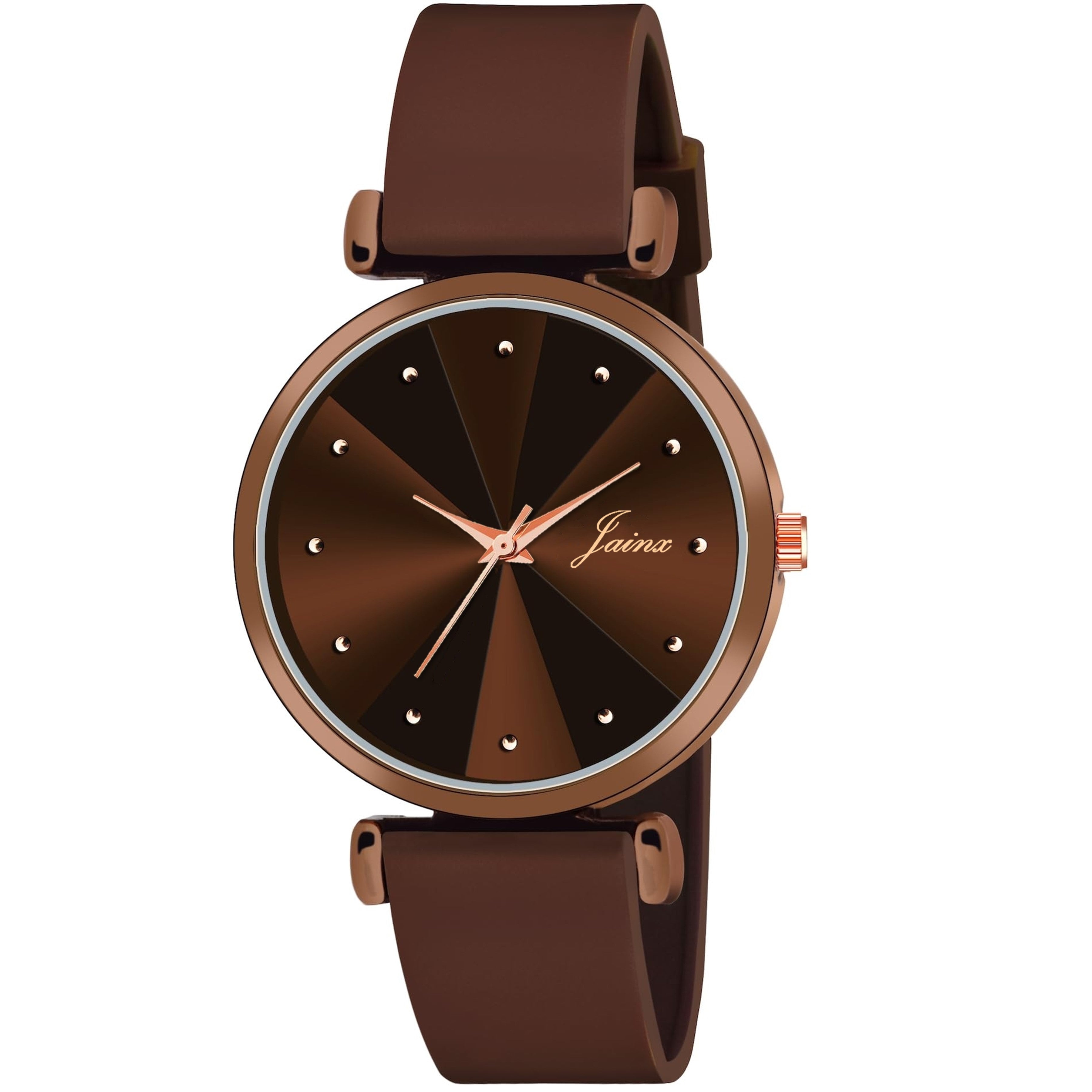 Jainx Green Silicone Band Analog Wrist Watch For Women - JW8576 - Jainx Store