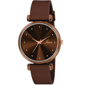 Jainx Green Silicone Band Analog Wrist Watch For Women - JW8576 - Jainx Store
