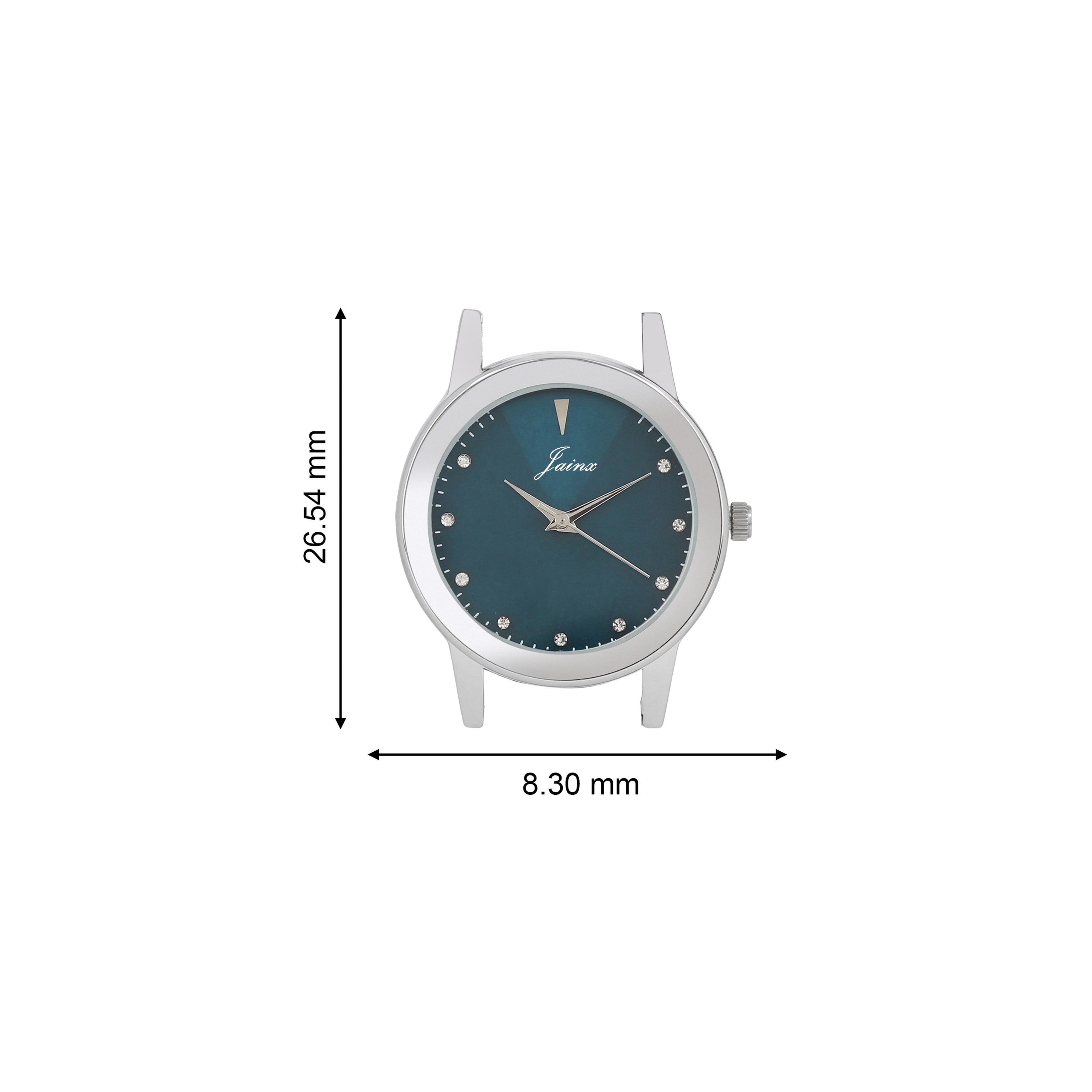 Jainx Blue Dial Steel Mesh Chain Analog Watch - For Women JW8600