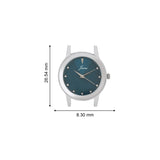 Jainx Blue Dial Steel Mesh Chain Analog Watch - For Women JW8600