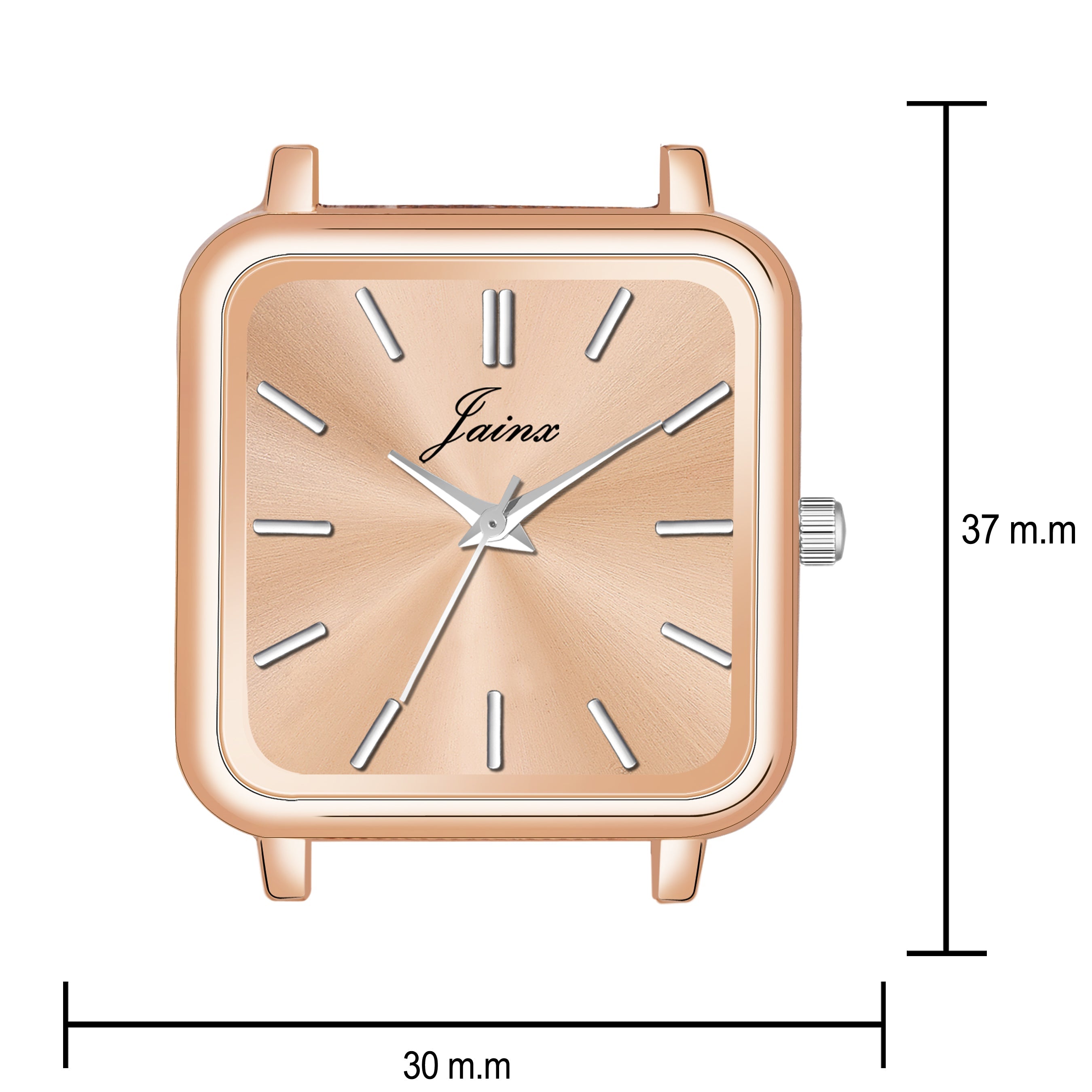 Jainx Rose Gold Mesh Magnet Chain Analog Watch - For Women JW8605