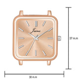 Jainx Rose Gold Mesh Magnet Chain Analog Watch - For Women JW8605