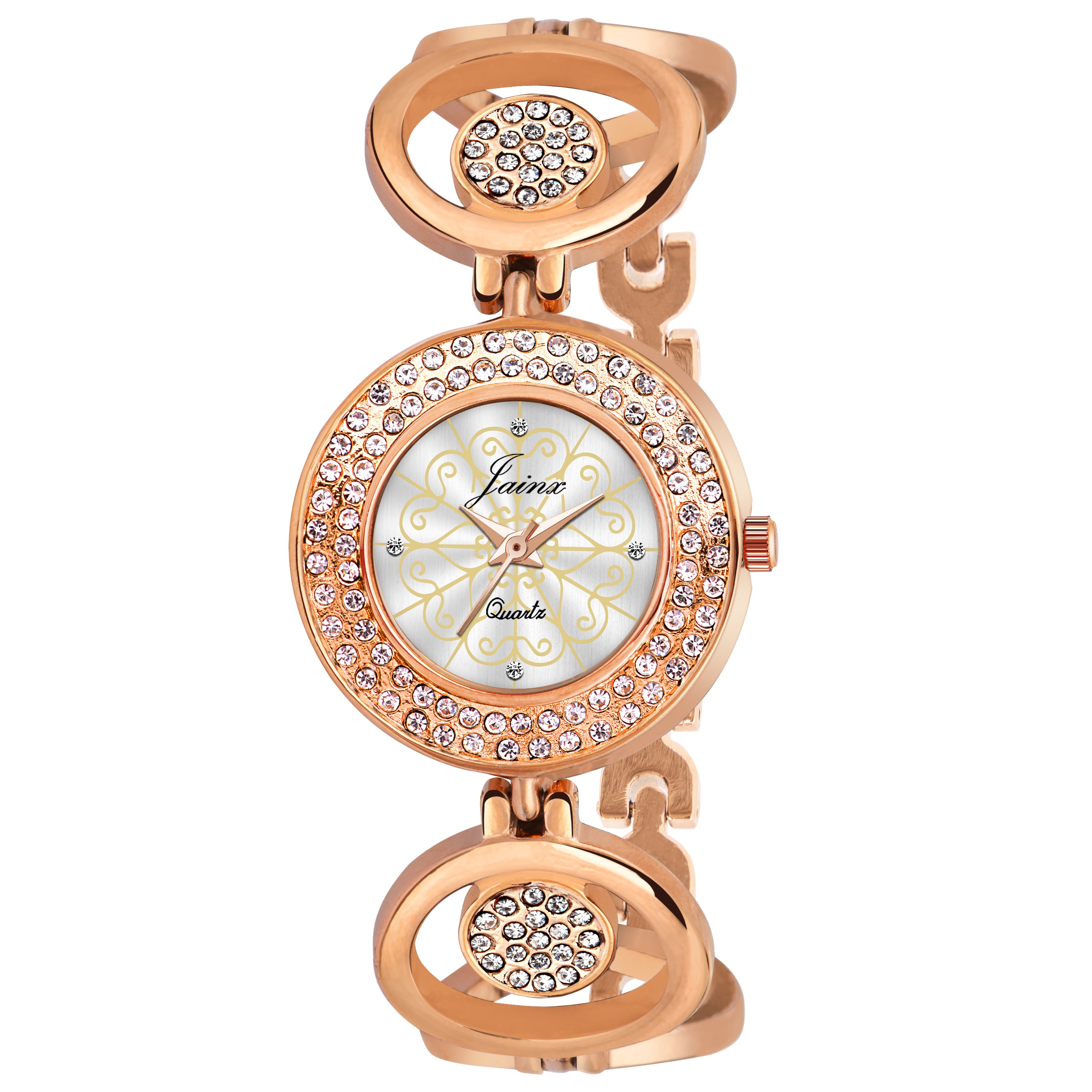 Jainx Premium Rose Gold Bracelet Style Analog Watch - for Women