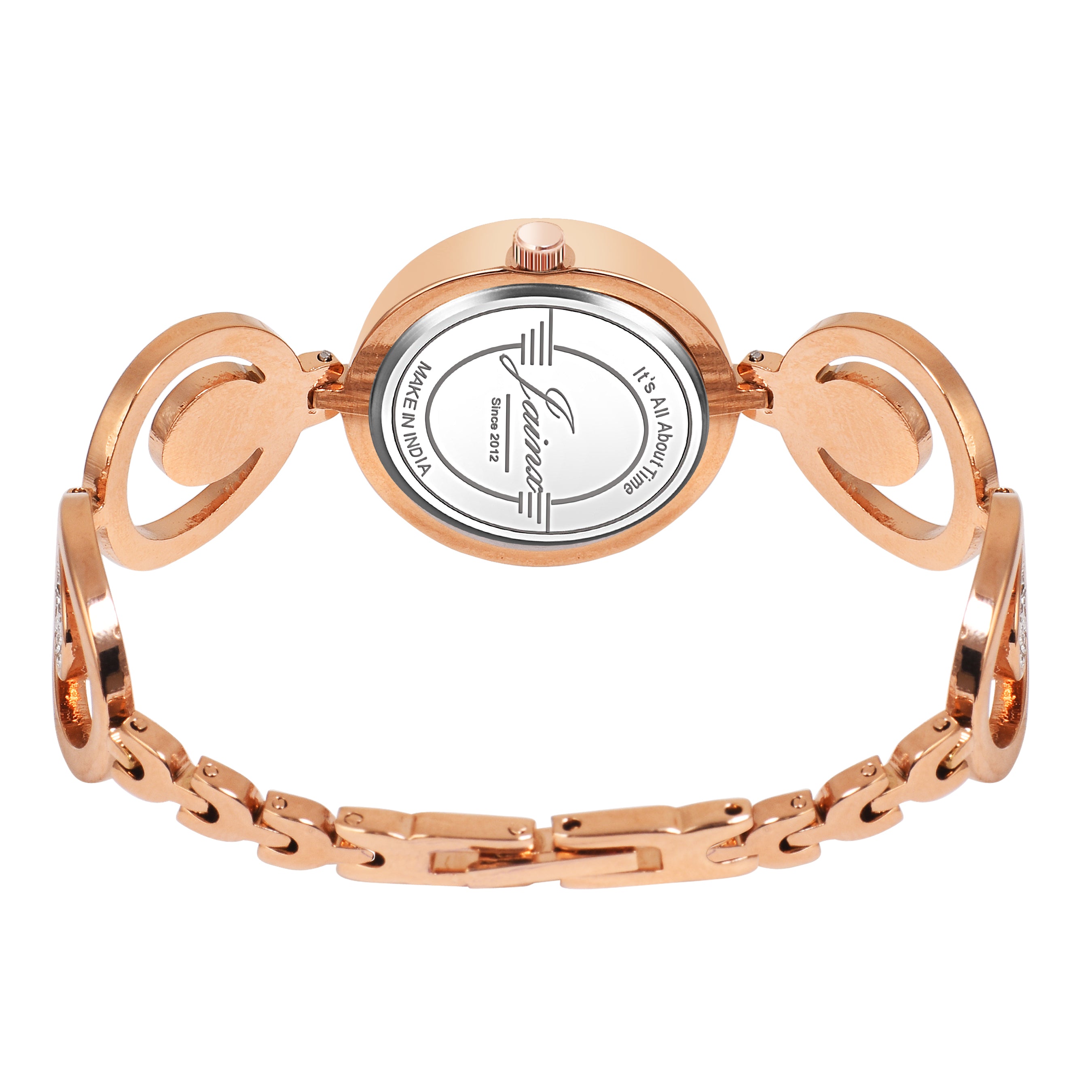 Jainx Premium Rose Gold Bracelet Style Analog Watch - for Women