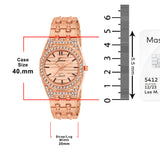 Jainx Rose Gold Bracelet Style Analog Wrist Watch for Women