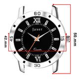 Jaxer Black Dial Silicone Band Analog Wrist Watch For Men And Boys - JXRM2178