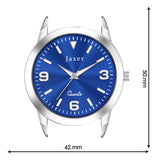 Jaxer Blue Dial Steel Chain Analog Wrist Watch For Men - JXRM2180